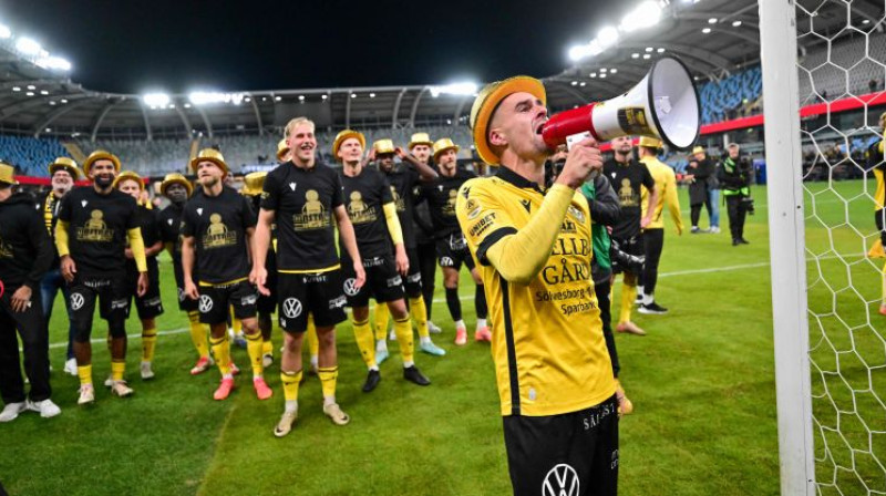 "Mjällby" svin Zviedrijas titulu. Foto: AFP/Scanpix