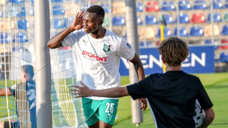 Bartelemī Djedjū. Foto: Kristians Putniņš/FK Auda