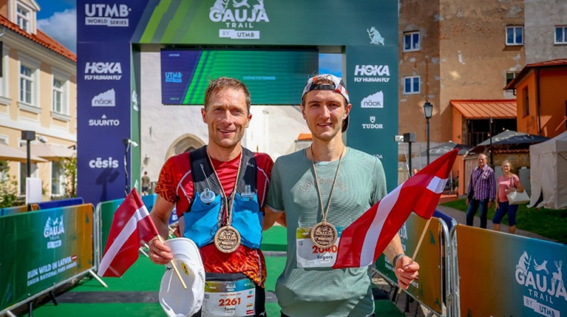 Toms Komass un Edgars Daugulis. Organizatoru foto.