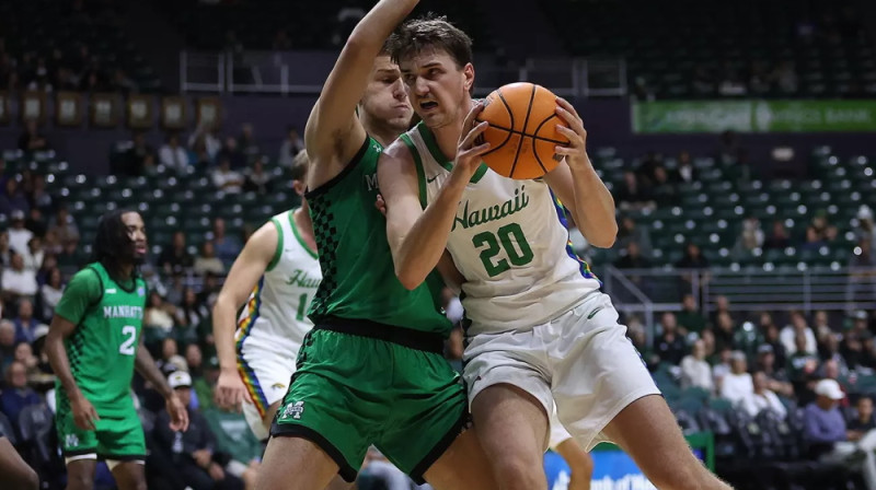 Īzaks Džonsons. Foto: Hawaii Athletics