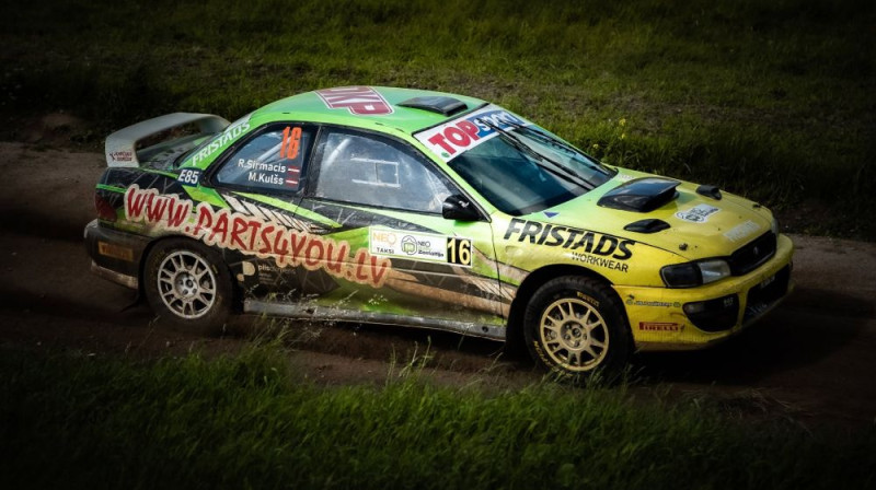 Ralfa Sirmača ekipāža. Foto: Egidijus Lisovoj