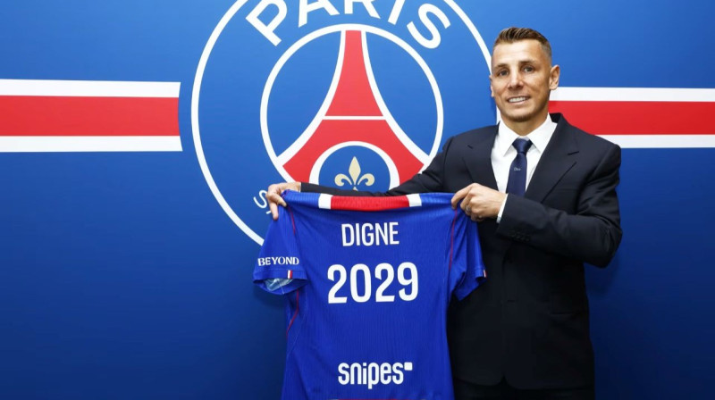 Luka Diņs. Foto: PSG