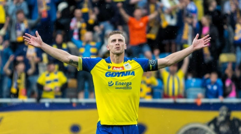 Vladislavs Gutkovskis. Foto: Arka Gdynia