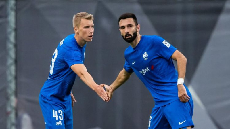 Žiga Lipuščeks un Stefans Paničs. Foto: Sanita Sparāne/RFS