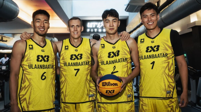 Nauris Miezis un "Ulaanbaatar". Foto: FIBA 3x3