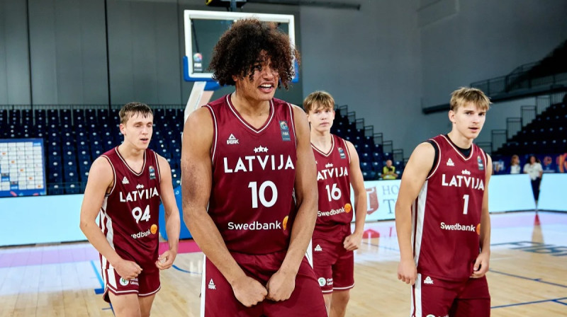 Bendžamins Jānis Beruē, Latvijas U16 izlase. Foto: FIBA