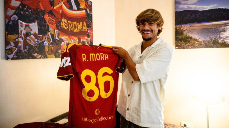 Rodrigu Mora. Foto: AS Roma