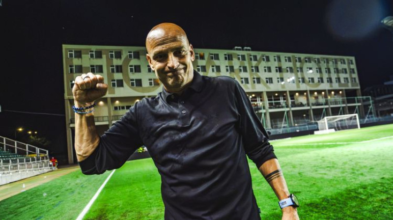 Adriāns Guļa Ungārijā. Foto: Riga FC