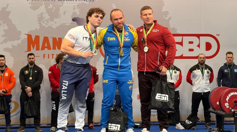 Armants Šjadis. Foto: Latvijas Pauerliftinga federācija