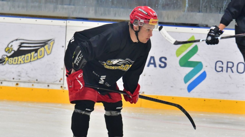 Valdis Dommers. Foto: HC Banik Sokolov