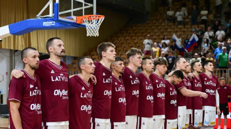 Latvijas basketbola izlase. Foto: basket.lv