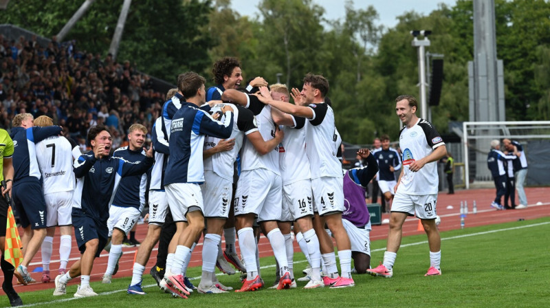 Edevehtas "Jeddeloh" futbolisti. Foto: Carmen Jaspersen/DPA/Picture-Alliance/Scanpix