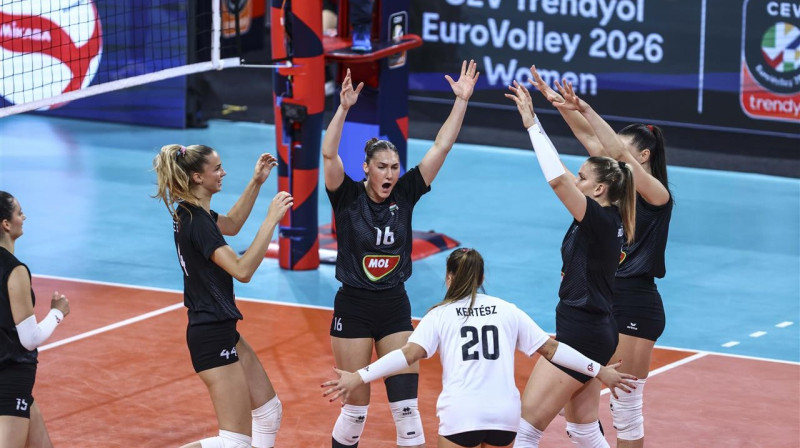 Vācijas volejbolistes. Foto: CEV