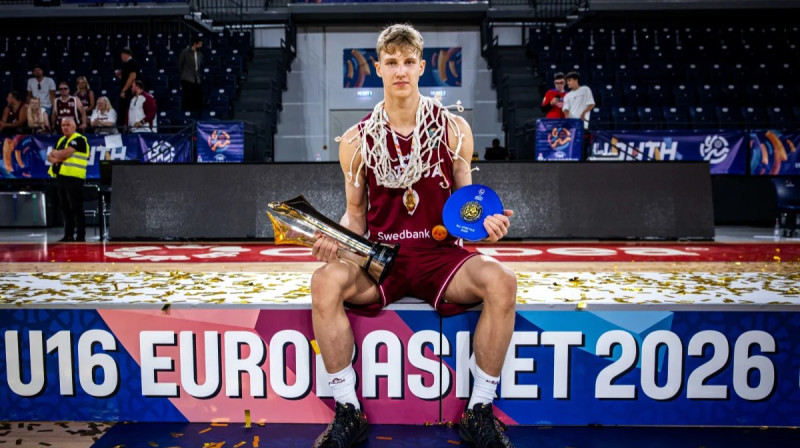 Markuss Jahovičs. Foto: FIBA