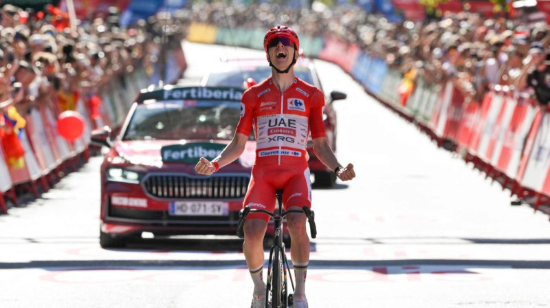 Tadejs Pogačars. Foto: AFP/Scanpix