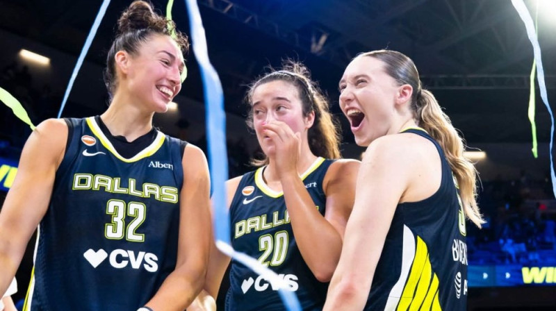 Dalasas "Wings" basketbolistes Foto: Dallas Wings/Facebook