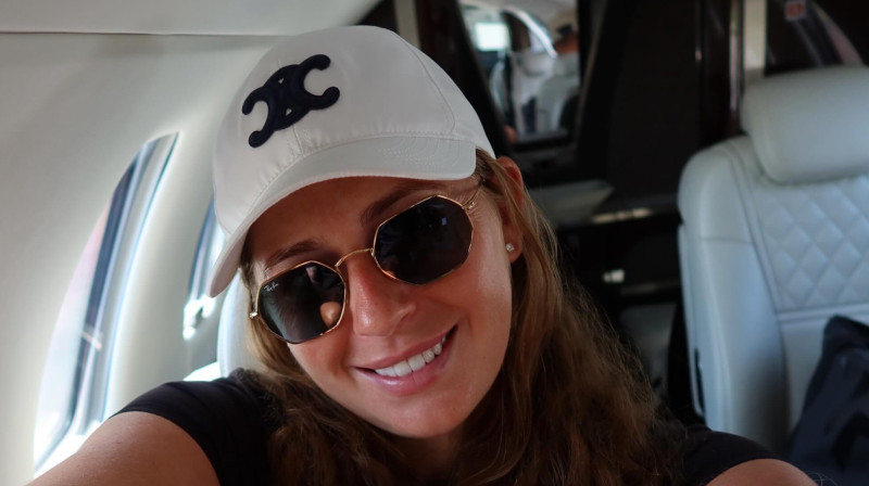 Aļona Ostapenko. Foto: @jelena.ostapenko / US Open