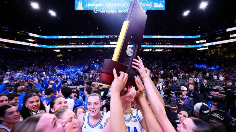 UCLA basketbolistes svin uzvaru nacionālajā čempionātā. Foto: NCAA