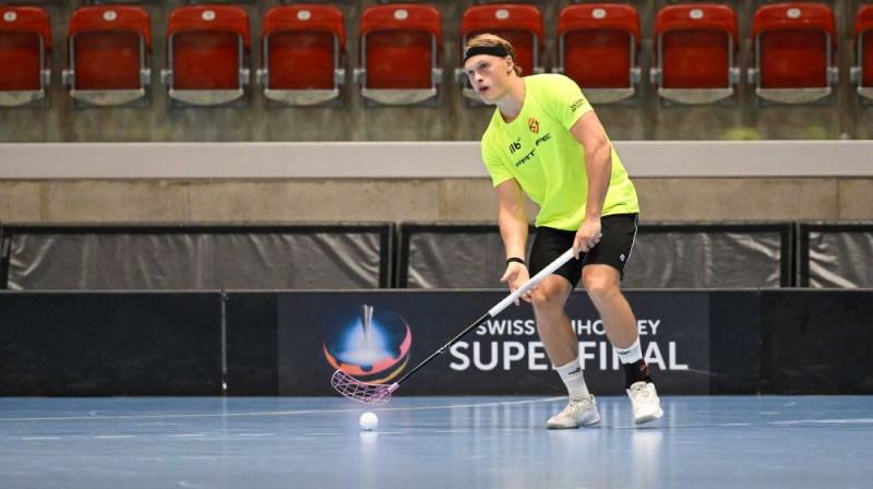 Gustavs Griezītis, foto: HC Rychenberg Winterthur