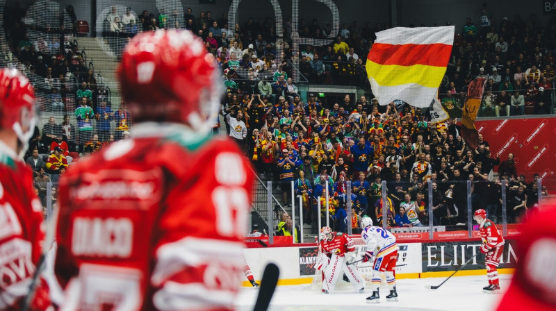 Aina Vāsas un Helsinku "Jokerit" cīņā. Foto: Helsingin Jokerit
