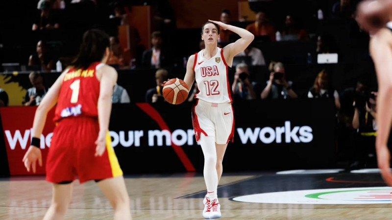 Keitlina Klārka 2026. gada 4. septembrī. Foto: FIBA