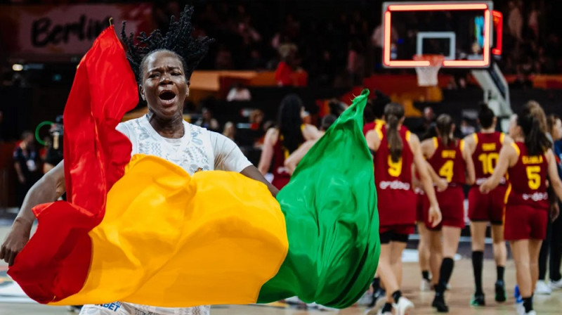 Mali pirmā uzvara pār Eiropas komandu. Foto: FIBA