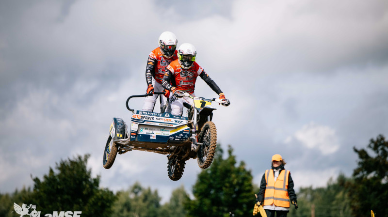 Māris Rupeiks ar Kasparu Liepiņu
Foto: LAMSF
