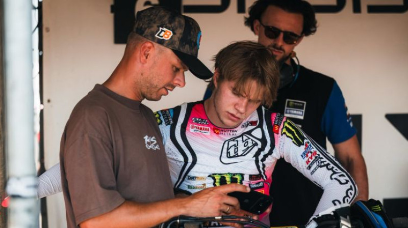 Jānis Reišulis. Foto:Yamaha Factory Racing MX2