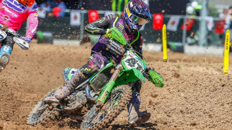 Pauls Jonass. Foto: Kawasaki Racing Team MXGP