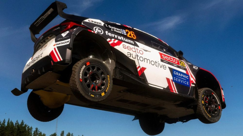 Tēmu Suninena ekipāža. Foto: Teemu Suninen Racing
