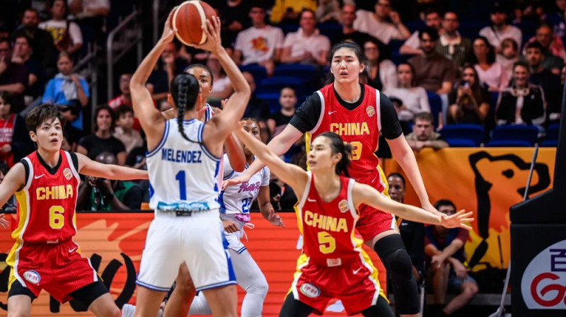 Epizode Ķīnas un Puertoriko spēlē. Foto: FIBA
