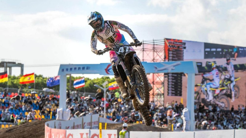 Kārlis Reišulis. Foto: Yamaha Factory Racing MX2