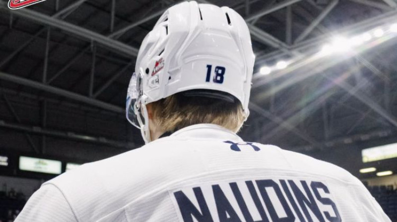 Roberts Naudiņš. Foto: Penticton Vees