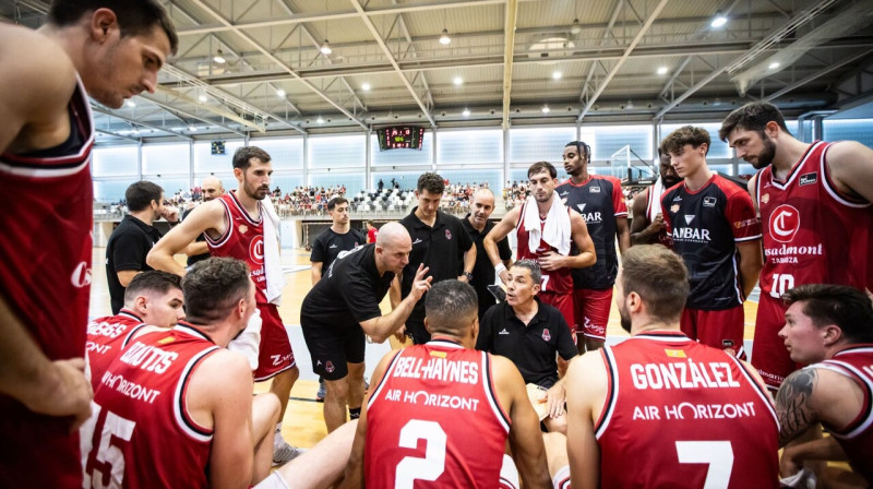 Saragosas komanda. Foto: Basket Zaragoza