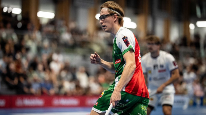 Pēteris Trekše, foto: Swiss Unihockey