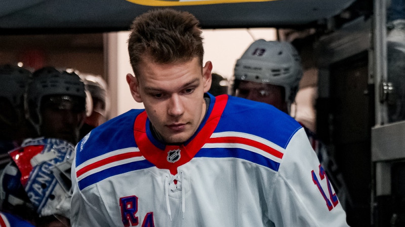 Alberts Šmits. Foto: New York Rangers