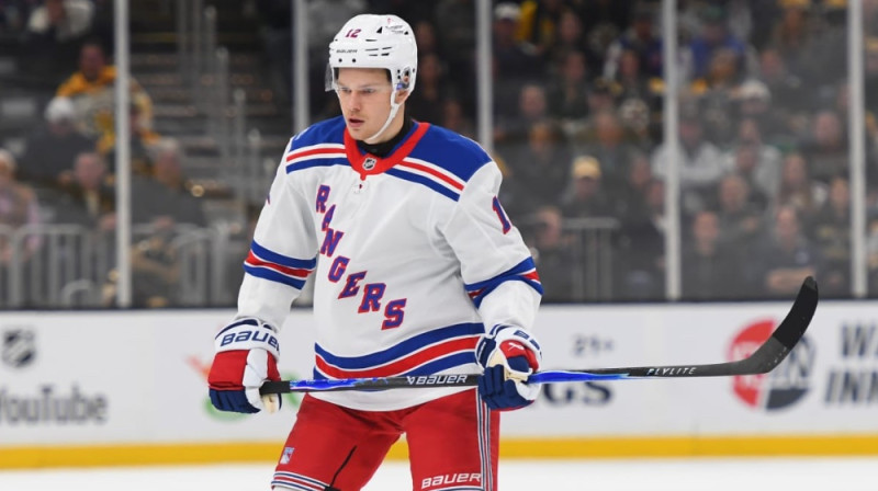 Alberts Šmits. Foto: New York Rangers