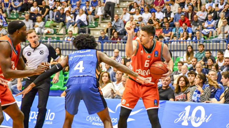 Rihards Lomažs. Foto: Cedevita Olimpija Ljubljana