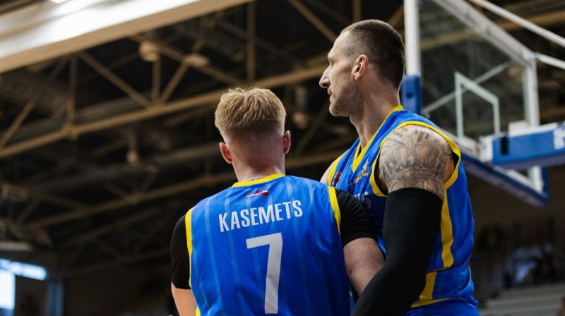 Kristens Kasemets un Ronalds Zaķis. Foto: BC Ventspils