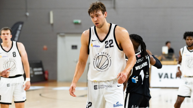 "Keila Basket" spēlētājs Pēteris Salmiņš. Foto: Nauris Slokenbergs