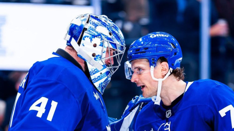 Teodors Bļugers. Foto: Toronto Maple Leafs