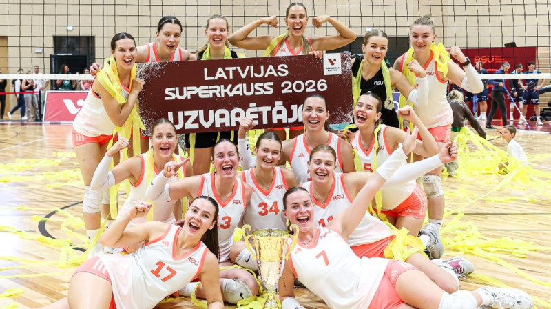 RSU volejbolistes. Foto: Artūrs Stiebriņš, LVF