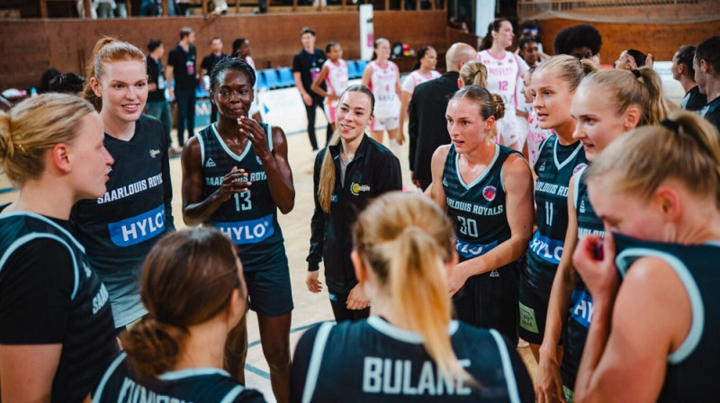 "Saarlouis Royals" basketbolistes. Foto: Toyota DBBL