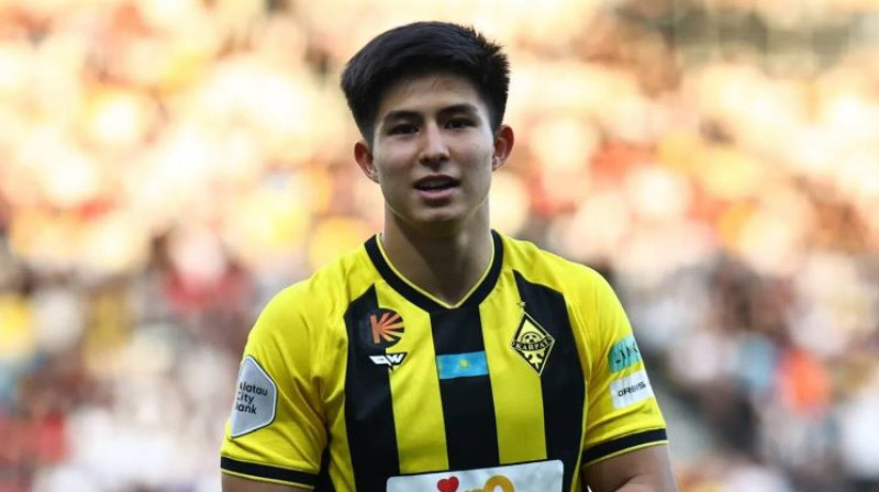 Dastans Satpajevs vēl "Kairat" kreklā. Foto: FC Kairat | Almaty