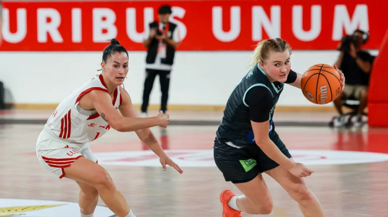 Elizabete Bulāne 2026. gada 13. oktobrī. Foto: EuroCup Women