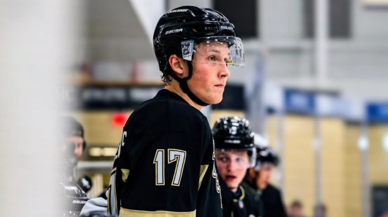 Rūdolfs Bērzkalns. Foto: Muskegon Lumberjacks