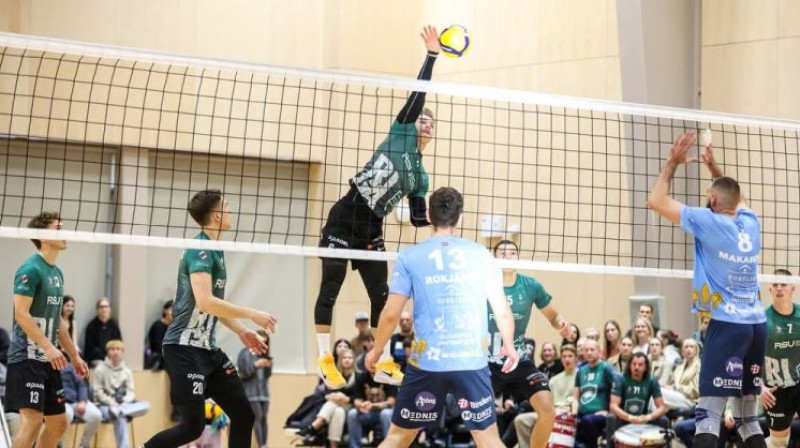 Armands Rokjāns (#13) Latvijas superkausā. Foto: Artūrs Stiebriņš