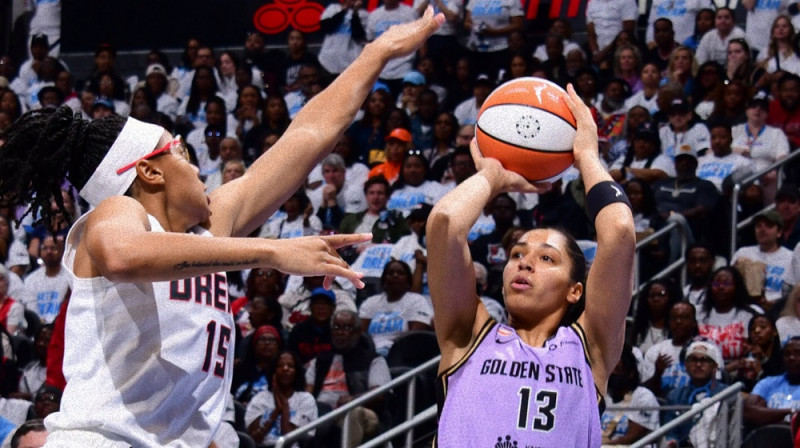 Žanela Salūna 2026. gada 24. oktobrī. Foto: Golden State Valkyries