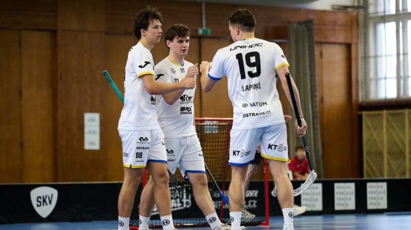Valters Lapiņš (#19), foto: Matyáš Klápa, Tatran Strešovice
