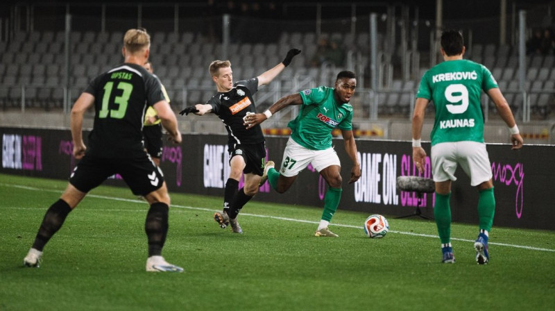 Kauņas "Žalgiris" pret Viļņas "Žalgiri". Foto: Aurimas Barkauskas/ELTA